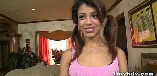  Teenie tiny girl fucked silly Veronica Rodriguez 4 91